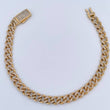 Pulso Cubano 11.1gr / 19.5cm / Oro 18K &