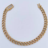 Pulso Cubano 11.1gr / 19.5cm / Oro 18K &