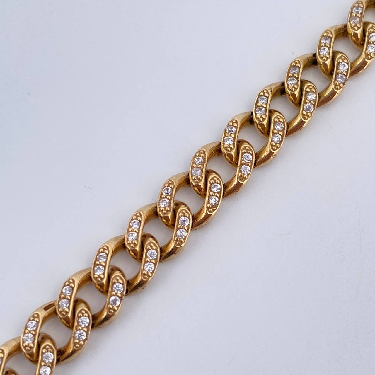 Pulso Cubano 11.1gr / 19.5cm / Oro 18K &