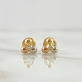 Topos Trio Bolas 0.6gr / Tres Oros 18K ©