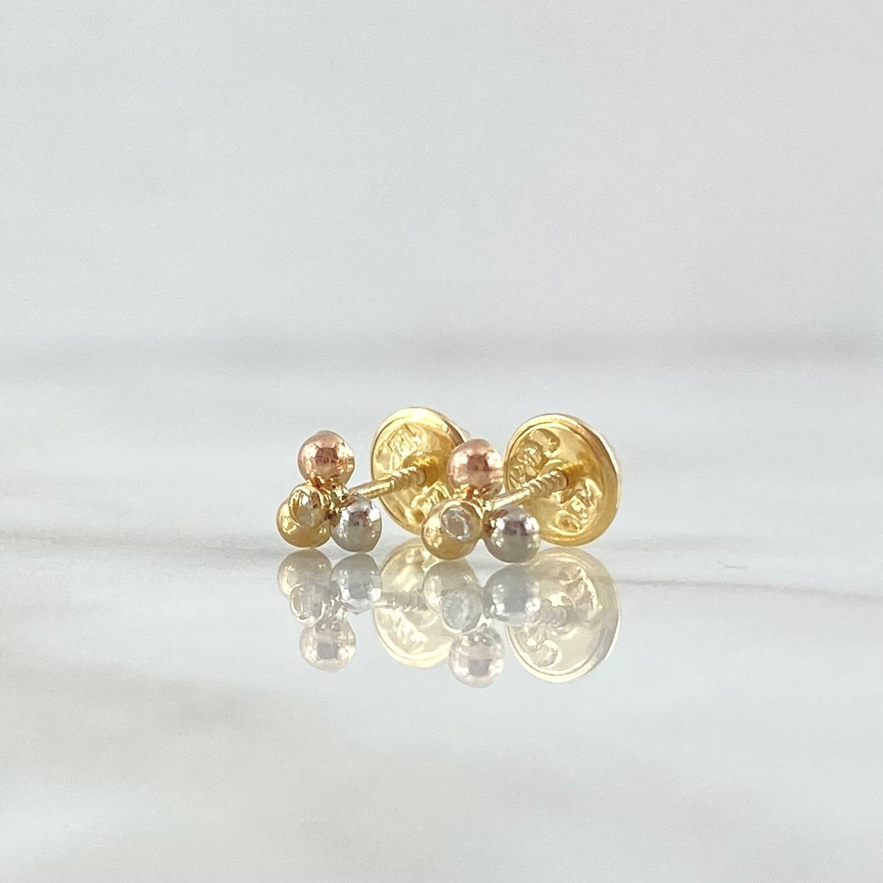 Topos Trio Bolas 0.6gr / Oro 18K ©