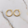 Candongas Juli 1.8gr / 1.9cm / Rayadas Oro Amarillo 18K $