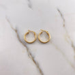 Candongas Andy 1.6gr / 1.8cm / Ovaladas Oro Amarillo 18K #