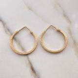 Candongas Celi 2.1gr / 2.7cm / Entorchadas Oro Rosa 18K $