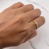 Anillo GC 1.55gr / T6 / Liso Oro Amarillo 18K #