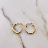 Candongas Jass 1.75gr / 2cm / Lisa Oro Amarillo 18K #