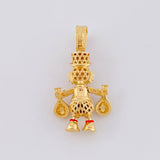 Dije Pato Bolsas Dinero 6.2g / 3.4cm Oro Amarillo 18K