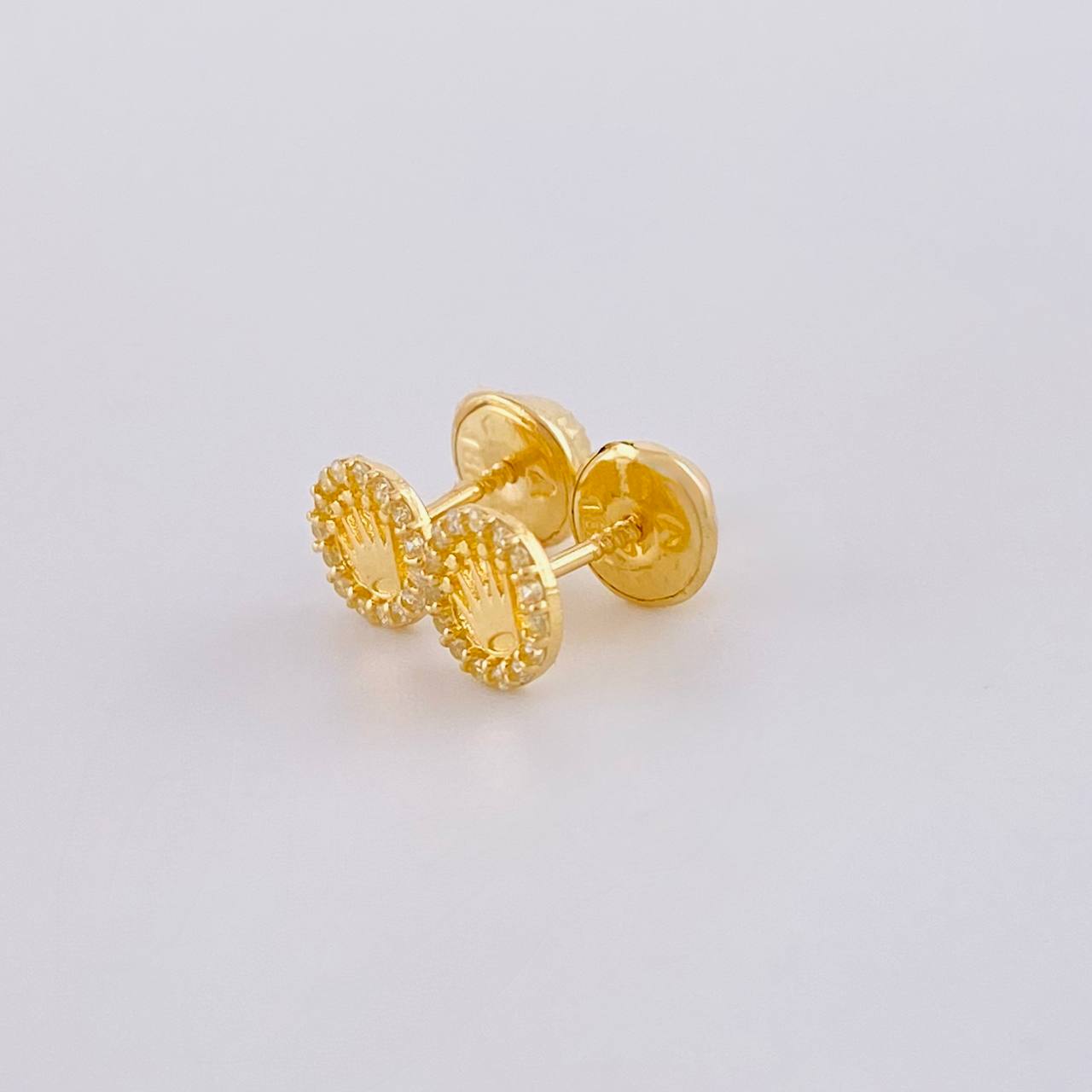 Topos Corona Circular 0.7g / 5.7mm Oro Amarillo 18K