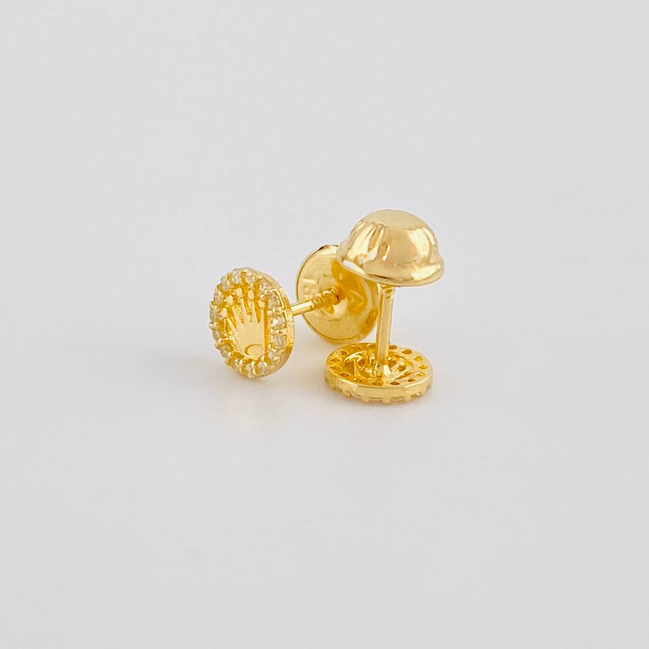 Topos Corona Circular 0.7g / 5.7mm Oro Amarillo 18K