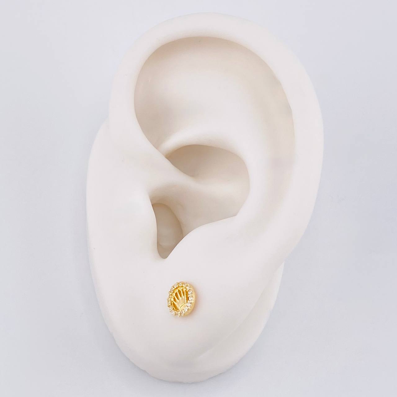 Topos Corona Circular 0.7g / 5.7mm Oro Amarillo 18K