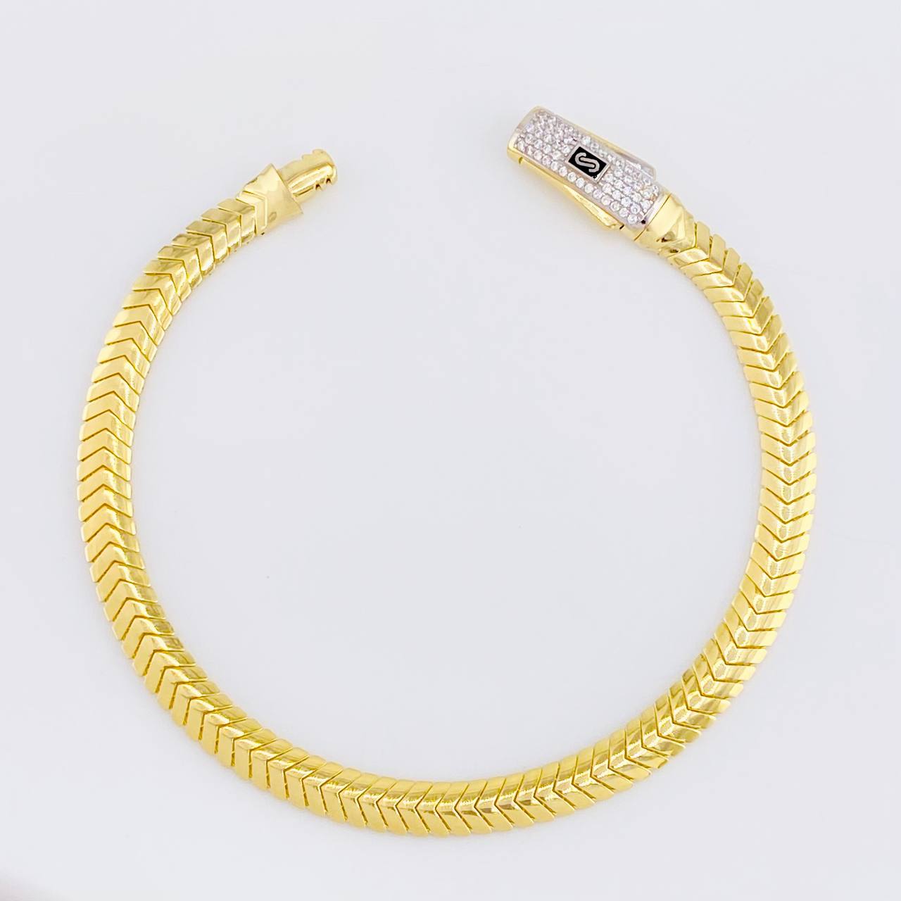 Pulso Serpiente Monaco 6.1g / 19.2cm / 5mm Oro Amarillo 18K