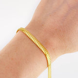 Pulso Serpiente Monaco 6.1g / 19.2cm / 5mm Oro Amarillo 18K