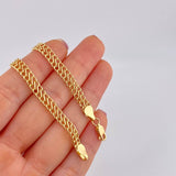 Pulso Sedusa 4.35g / 19.5cm / 6mm Oro Amarillo 18K