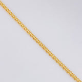 Pulso Chino 2.95g / 17.2cm / 2.4mm Oro Amarillo 18K