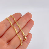 Pulso Chino 2.95g / 17.2cm / 2.4mm Oro Amarillo 18K