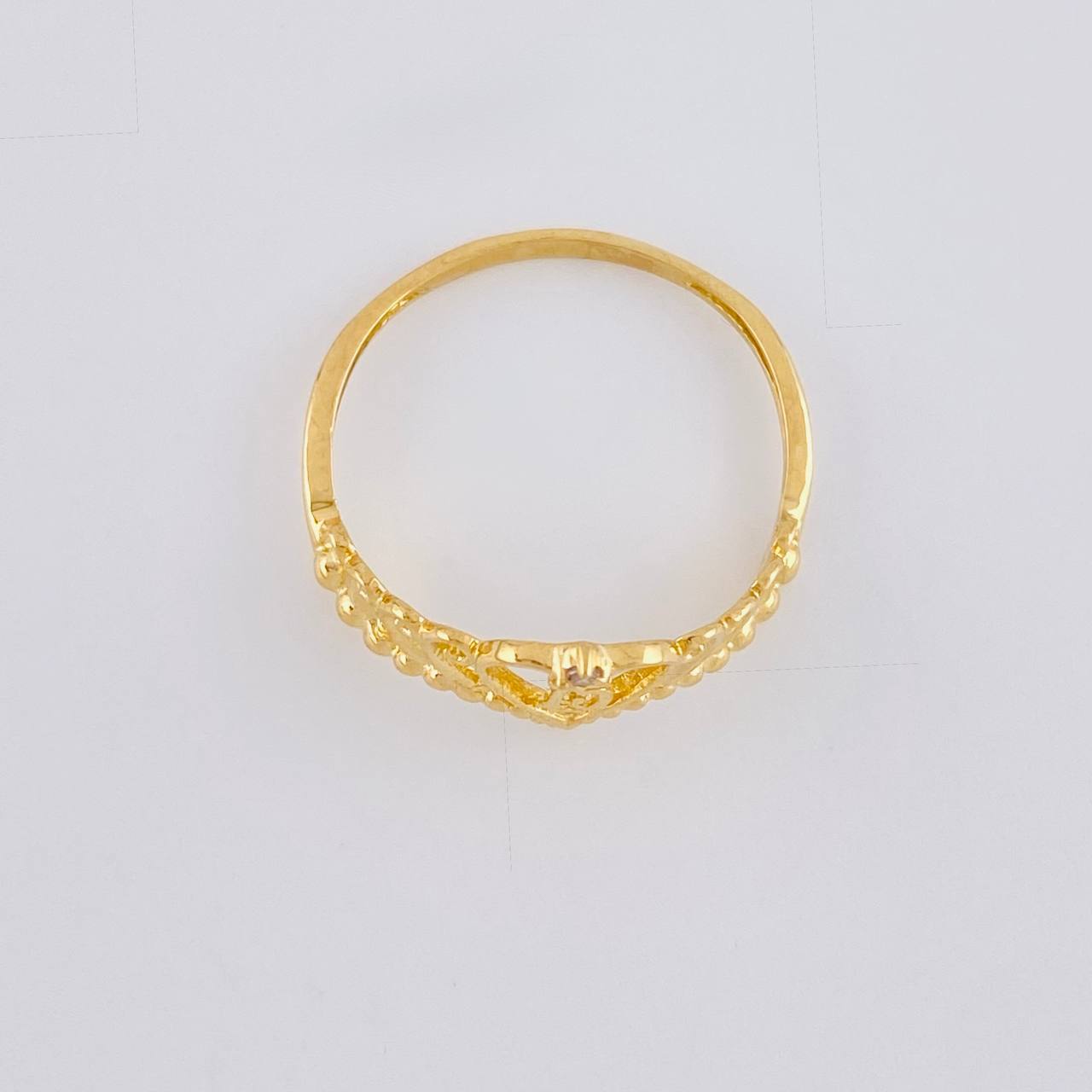 Anillo Tiara 15s 1.3g / T4 1/2 Oro Amarillo 18K