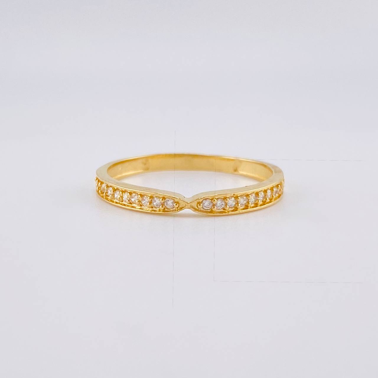 Anillo Infinity Carril 1.4g / T7 Oro Amarillo 18K