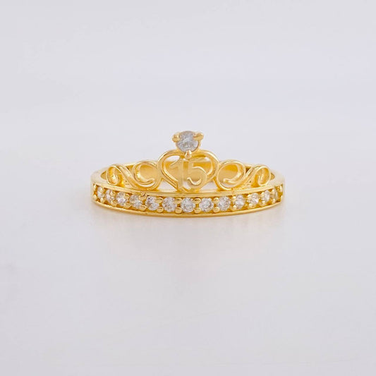 Anillo Aurora 15s 2.45g / T8 1/4 Oro Amarillo 18K