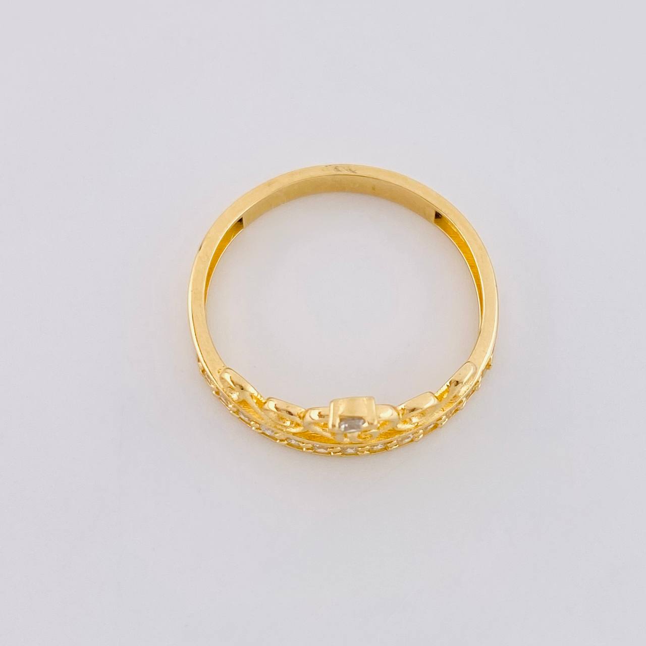 Anillo Aurora 15s 1.6g / T7 1/4 Oro Amarillo 18K