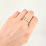 Anillo Aurora 15s 1.6g / T7 1/4 Oro Amarillo 18K