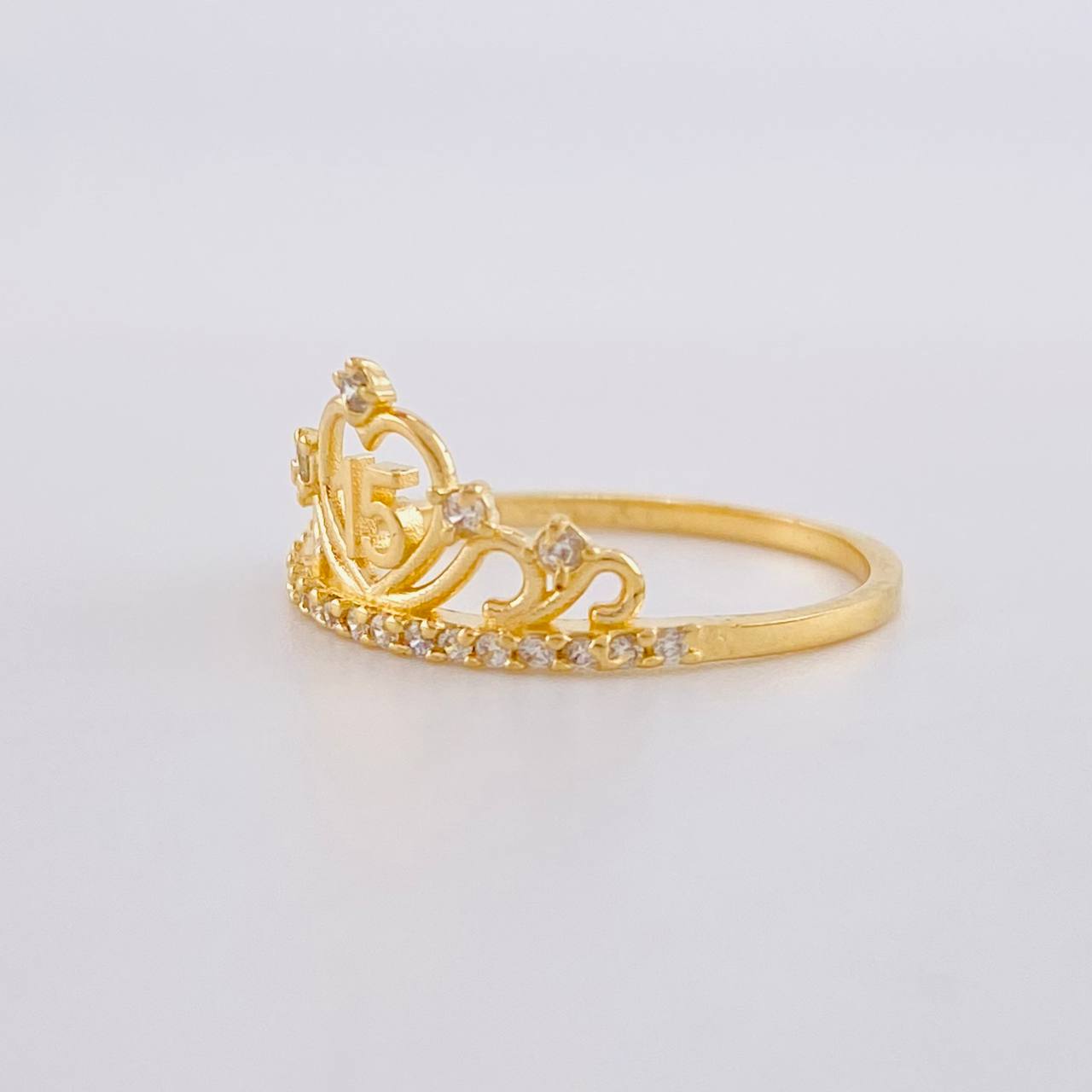 Anillo Aurora 15s 1.2g / T4 1/2 Oro Amarillo 18K