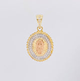 Dije Virgen de Guadalupe 2.85g / 2.5cm Tres Oros 18K