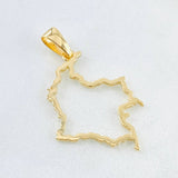 Dije Mapa Colombia 1.6gr / 3.5cm / Oro Amarillo 18K ©