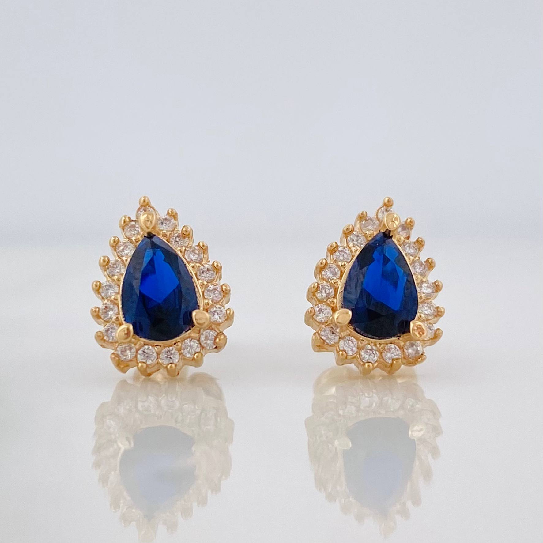 Topos Halo Gota 2.1g / 7.45mm Oro Amarillo 18K