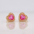 Topos Destello Corazon 1.6g / 6.97mm Oro Amarillo 18K