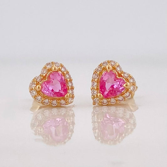 Topos Destello Corazon 1.6g / 6.97mm Oro Amarillo 18K