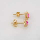 Topos Destello Corazon 1.6g / 6.97mm Oro Amarillo 18K