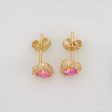 Topos Destello Corazon 1.6g / 6.97mm Oro Amarillo 18K