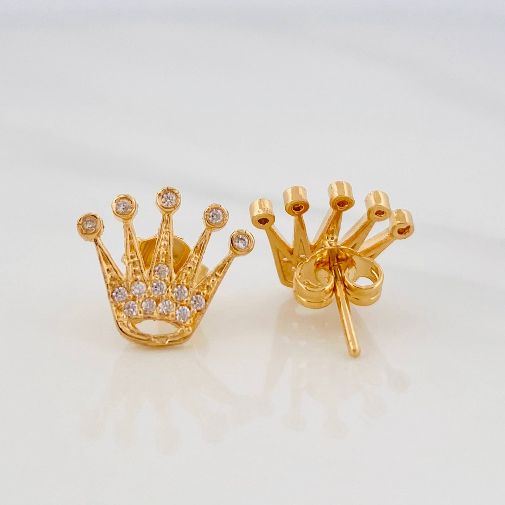 Topos Corona 2.1g / 10.9mm Oro Amarillo 18K