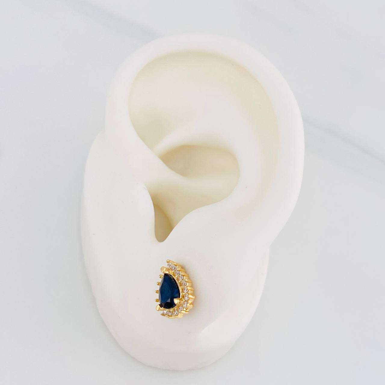 Topos Halo Gota 2.1g / 7.45mm Oro Amarillo 18K