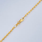 Cadena Militar 7.8gr / 60.5cm / +3 Oro 18K $