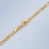 Cadena Figaro 6.2gr / 61cm / +1 Oro 18K $