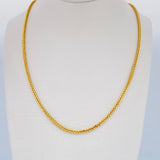 Cadena Franco 5.65gr / 60cm / +3 Oro 18K $