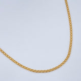 Cadena China 3gr / 61cm / +1 Oro 18K $