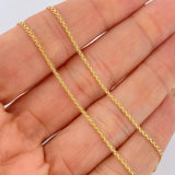 Cadena China 3gr / 61cm / +1 Oro 18K $