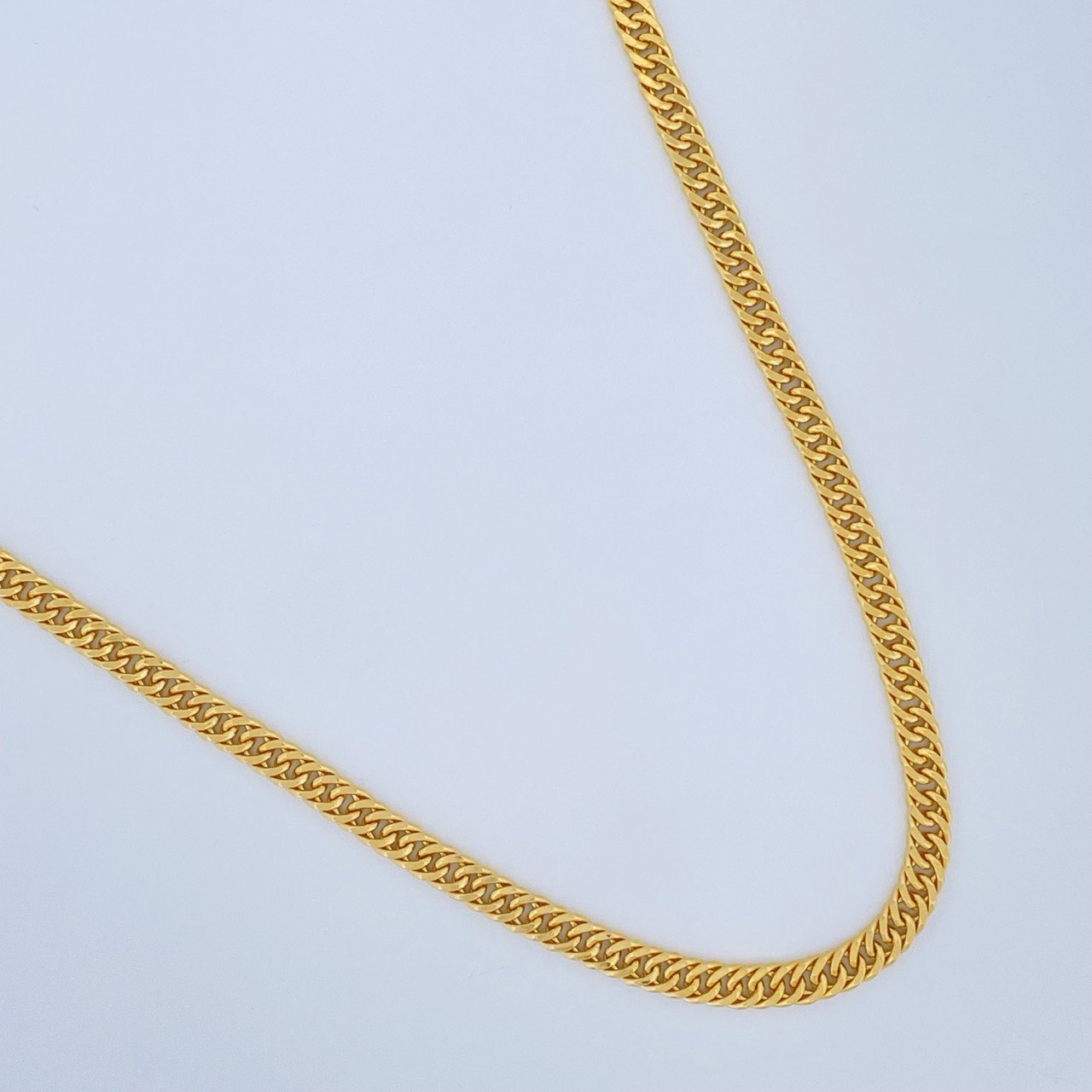 Cadena Cubana Reticulada 12.85gr / 60cm / +3 Oro 18K $
