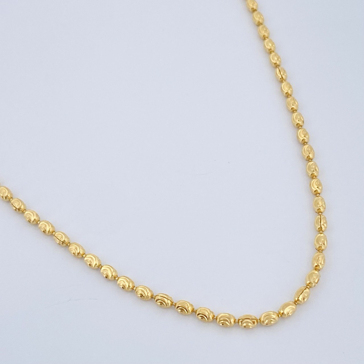 Cadena Militar 7.8gr / 60.5cm / +3 Oro 18K $