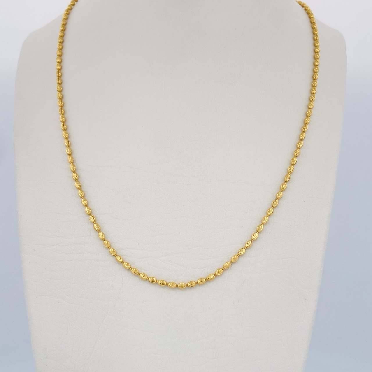 Cadena Militar 7.8gr / 60.5cm / +3 Oro 18K $