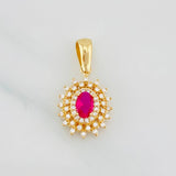 Dije Destello 2.4g / 2.2cm Oro Amarillo 18K