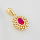 Dije Destello 2.4g / 2.2cm Oro Amarillo 18K