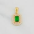 Dije Halo Destello 2.15g / 2cm Oro Amarillo 18K