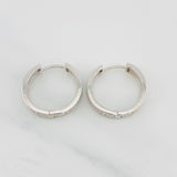 Candongas Tornillo 6.05g / 2.8cm Oro Blanco 18K