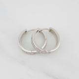 Candongas Tornillo 6.05g / 2.8cm Oro Blanco 18K