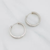 Candongas Tornillo 6.05g / 2.8cm Oro Blanco 18K