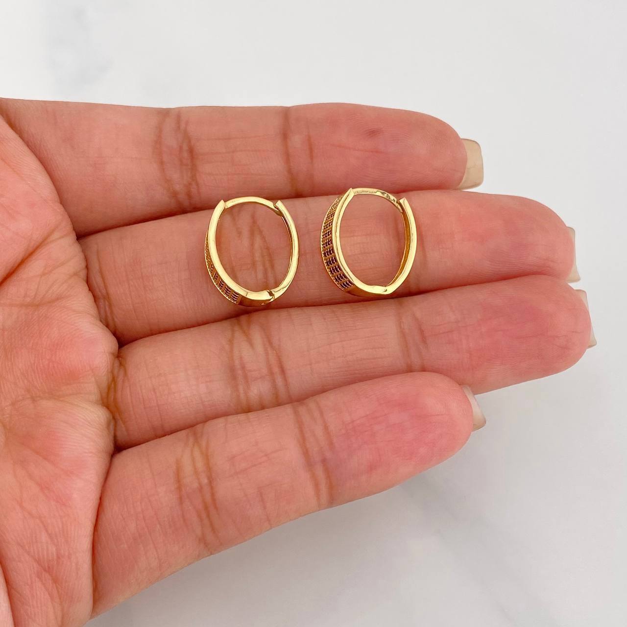 Candongas Tokio 2.85g / 1.5cm Oro Amarillo 18K