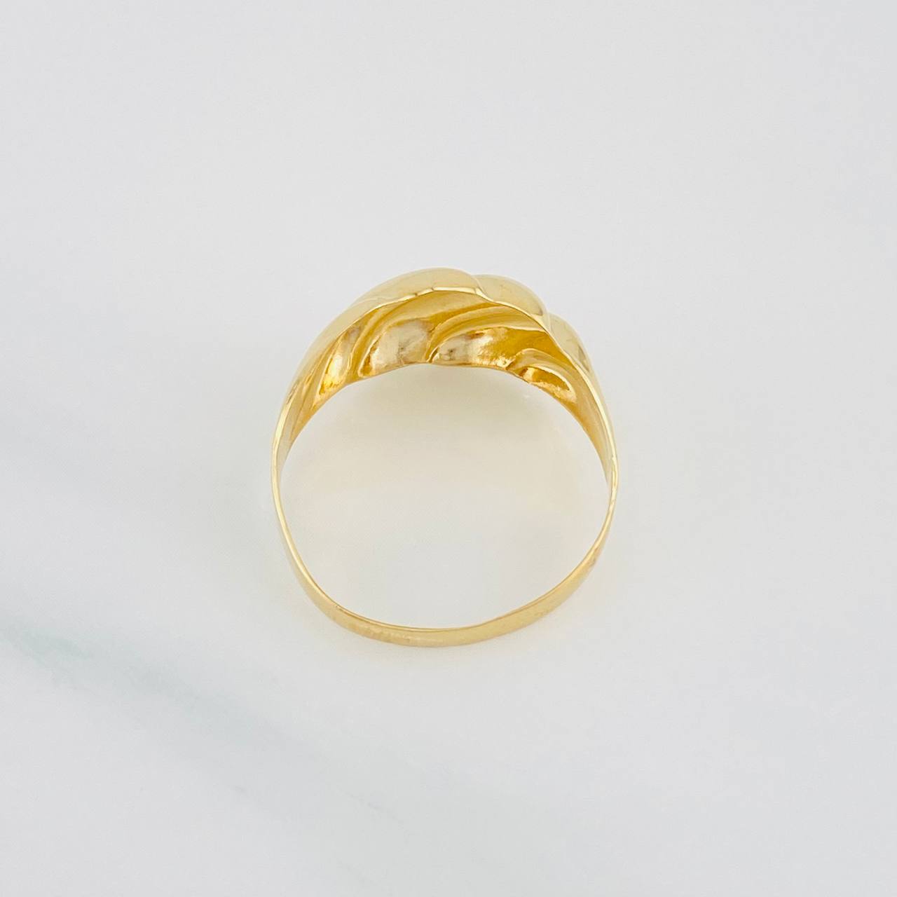 Anillo Olas 1.9g / T7 1/4 Oro Amarillo 18K